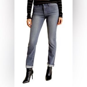 HUDSON BLAIR - high rise straight cropped jeans size 23 color- pedal casual NWOT